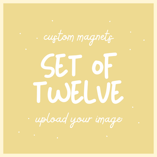 Custom Magnet, Set of 12, 2"x 2"