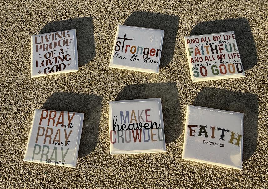 Faith magnets set; set of 6