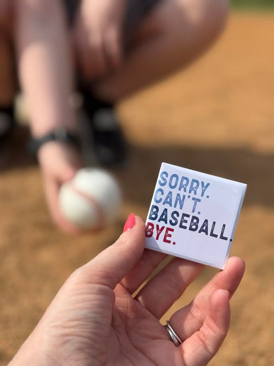 Sorry. Can't. Baseball. Bye.