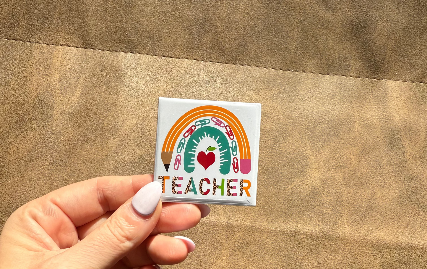 Teacher Magnet, 2"x2"